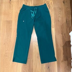 Figs Hunter Green Kade Scrub Pants